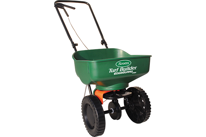 Scotts Turf Builder EdgeGuard Mini Broadcast Fertilizer Spreader